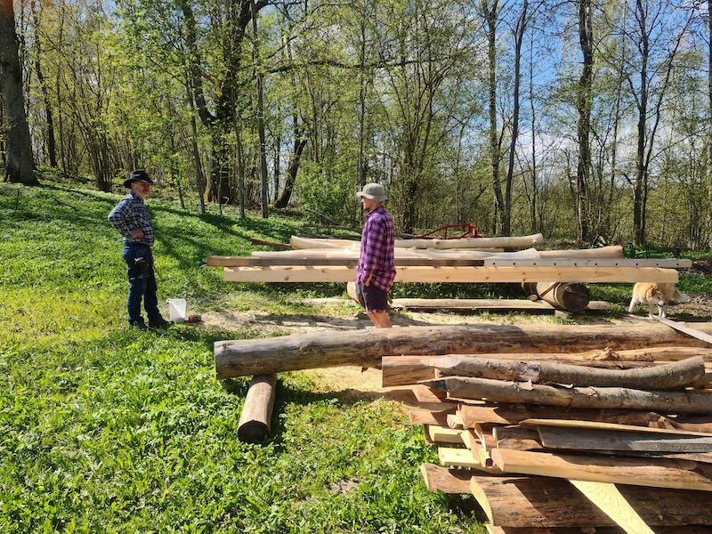 Carpenter at work