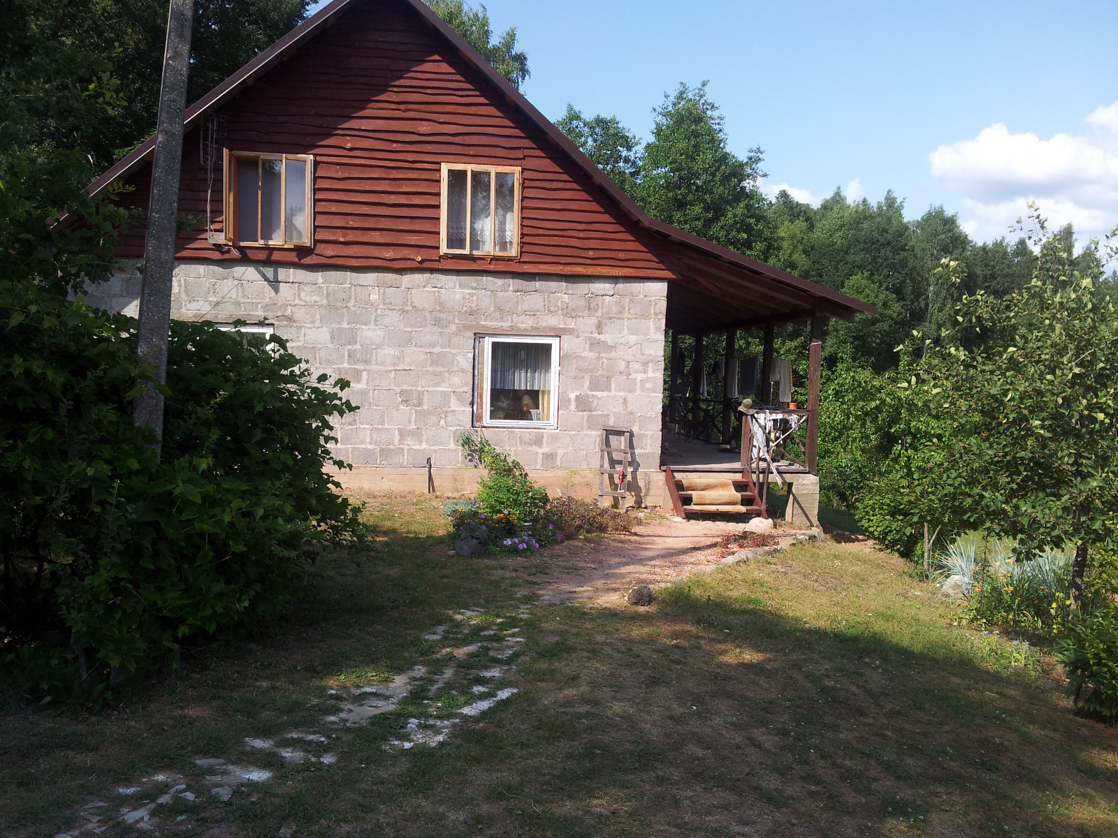 The before exterior renovation cladding
