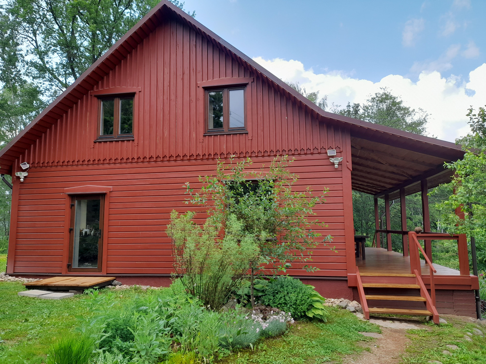 The after exterior renovation cladding
